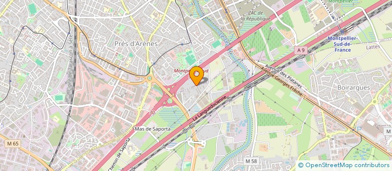 localisation de l'entreprise CL INVEST à MONTPELLIER