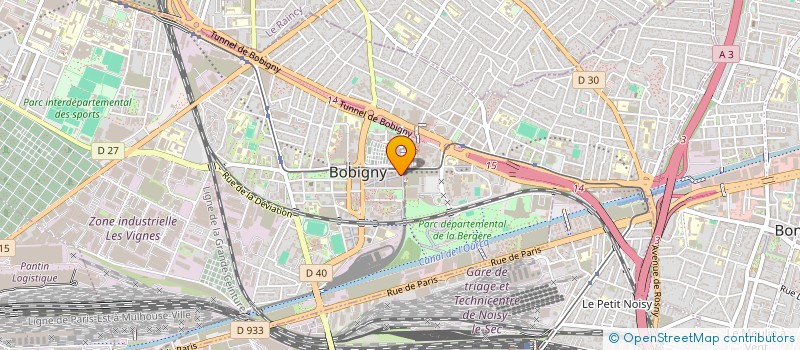 localisation de l'entreprise CL INVEST  BOBIGNY