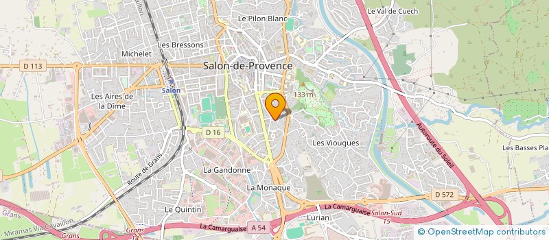 localisation de l'entreprise CL INVEST  SALON-DE-PROVENCE