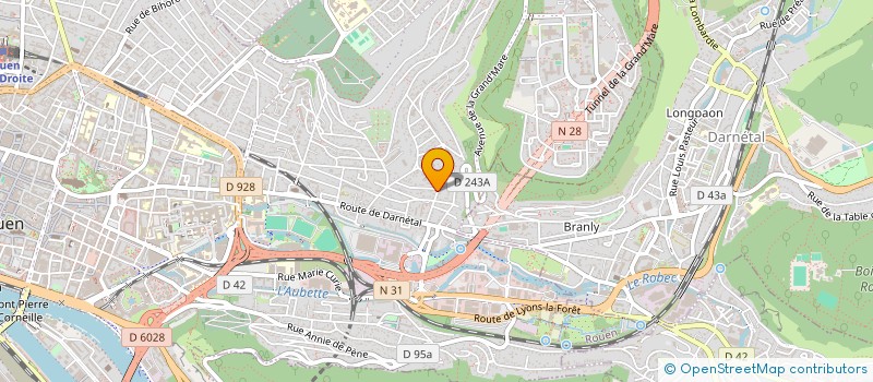 localisation de l'entreprise CL INVESTISSEMENT à ROUEN