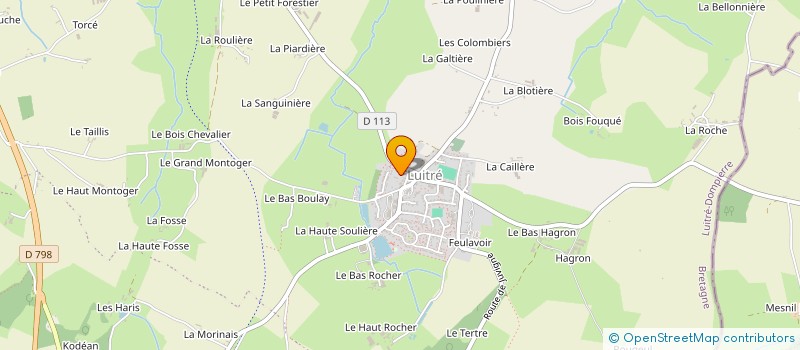 localisation de l'entreprise CL INVESTISSEMENTS  LUITRE-DOMPIERRE