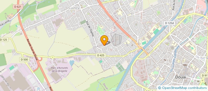 localisation de l'entreprise CL'IP  DOUAI