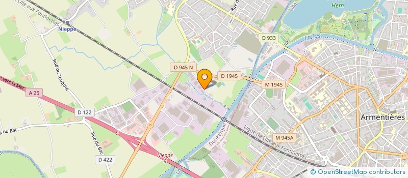 localisation de l'entreprise CL@IR ET NETT IMMOBILIER  NIEPPE