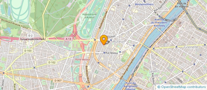 localisation de l'entreprise CL LABO à PARIS