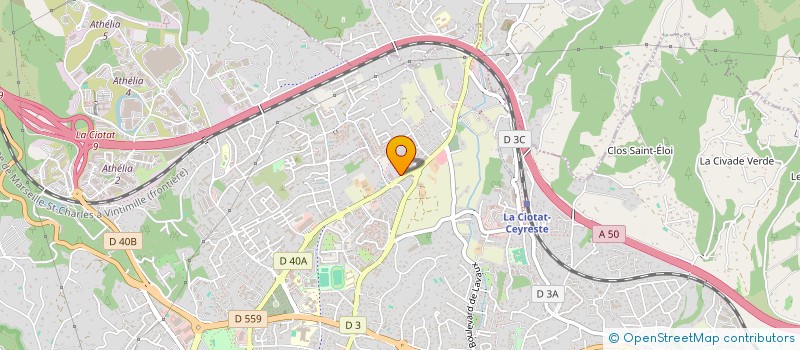 localisation de l'entreprise CL LOCATION  LA CIOTAT