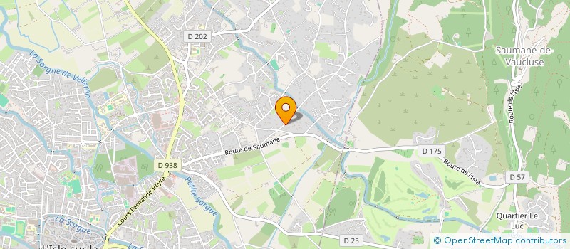 localisation de l'entreprise CL MARTIN  L'ISLE-SUR-LA-SORGUE