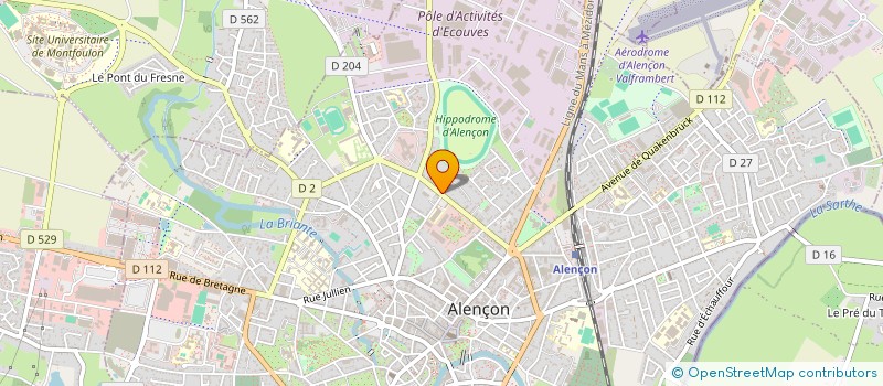 localisation de l'entreprise CL MENUISERIES à ALENCON