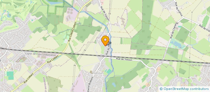 localisation de l'entreprise CL PAYSAGE  TRESSIN