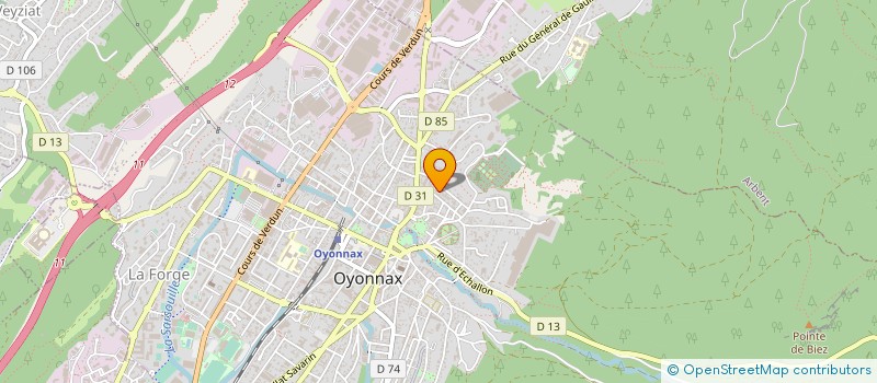 localisation de l'entreprise CL PERSPECTIVES à OYONNAX