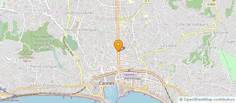 localisation de l'entreprise CL PLOMBERIE à CANNES