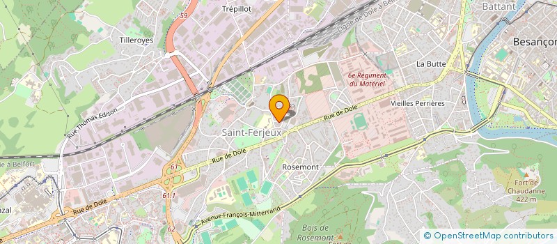 localisation de l'entreprise CL PREMIUM  BESANCON