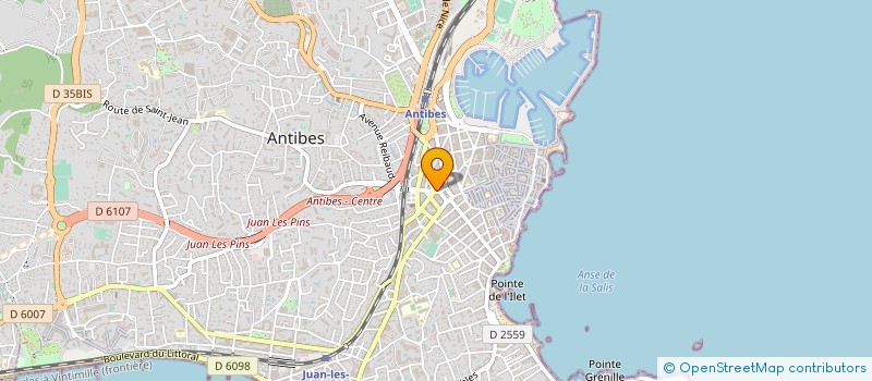 localisation de l'entreprise CL PRO à ANTIBES