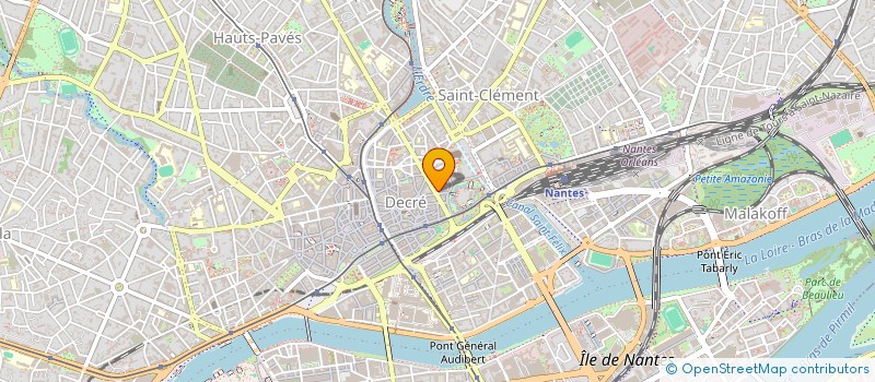 localisation de l'entreprise CL SERVICES à NANTES
