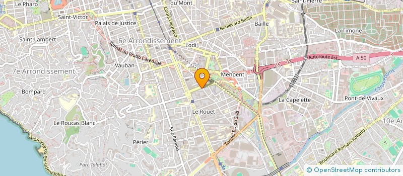 localisation de l'entreprise CL SOLIS INVEST  MARSEILLE