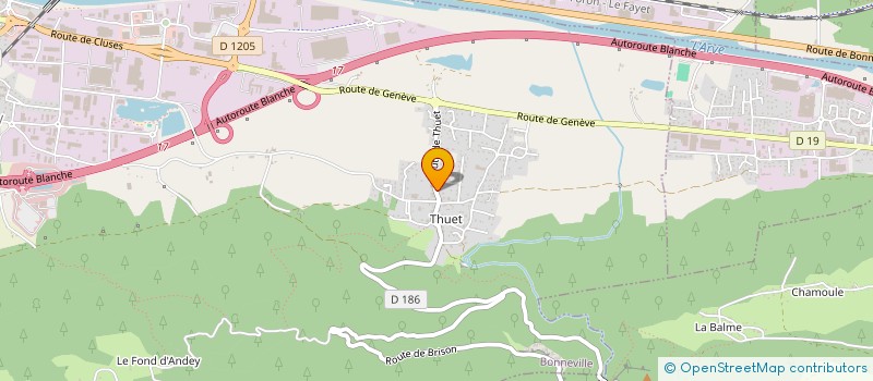 localisation de l'entreprise CL SPORTS  BONNEVILLE