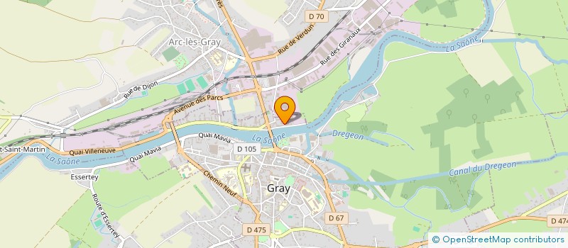 localisation de l'entreprise CL STOCKS à GRAY