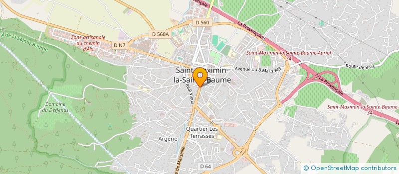 localisation de l'entreprise CL SUD BAT à SAINT-MAXIMIN-LA-SAINTE-BAUME