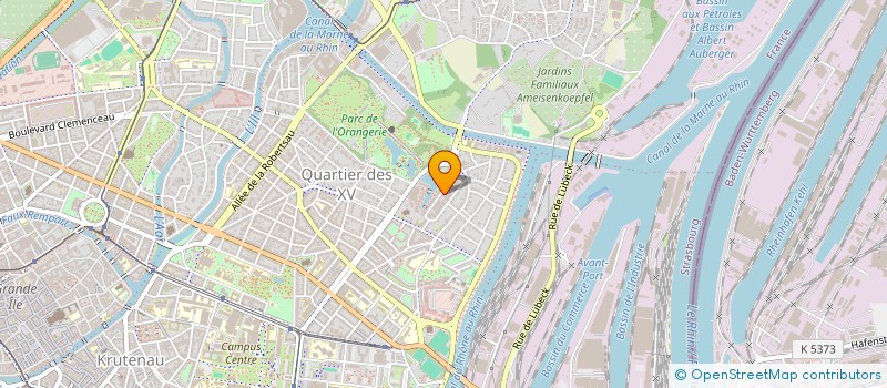 localisation de l'entreprise CL.WILHELM  STRASBOURG