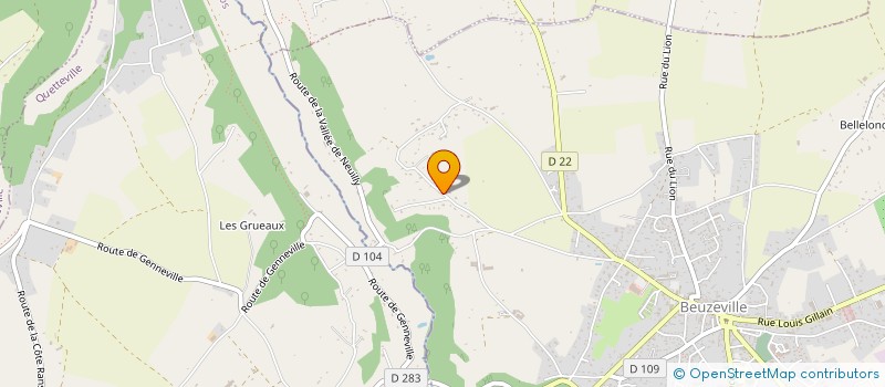 localisation de l'entreprise CL XV à BEUZEVILLE