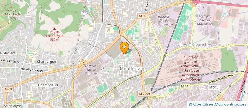 localisation de l'entreprise CL1FF EMP1RE  CLERMONT-FERRAND