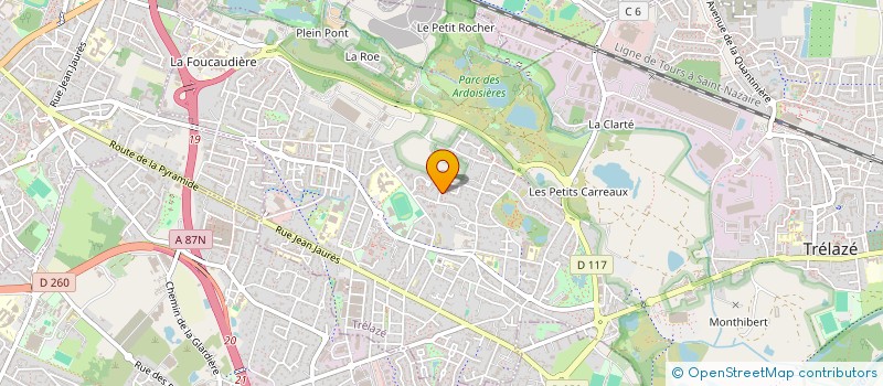 localisation de l'entreprise CL2  TRELAZE