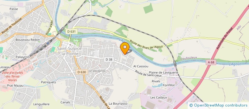 localisation de l'entreprise CL2A  SAINT-SULPICE-LA-POINTE