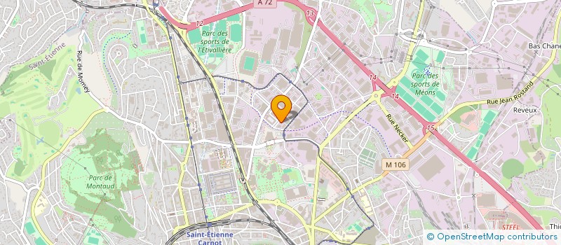 localisation de l'entreprise CL2C HOLDING  SAINT-ETIENNE