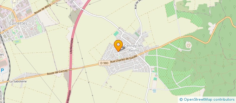 localisation de l'entreprise CL2M  CERNAY-LES-REIMS