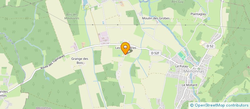 localisation de l'entreprise CL2N  MEILLONNAS