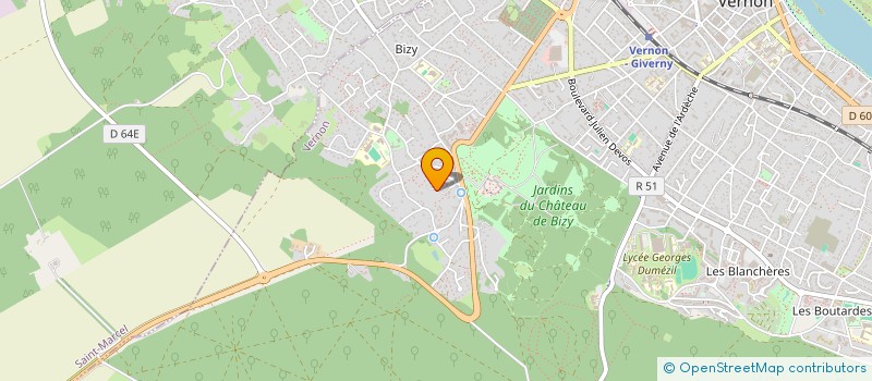 localisation de l'entreprise CL2P  VERNON