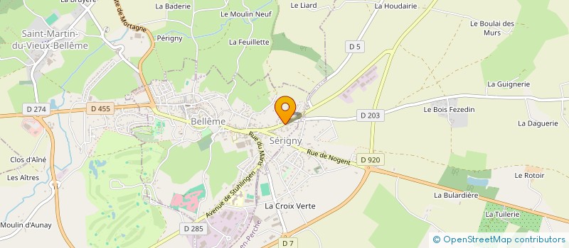 localisation de l'entreprise CL2RP à BELLEME