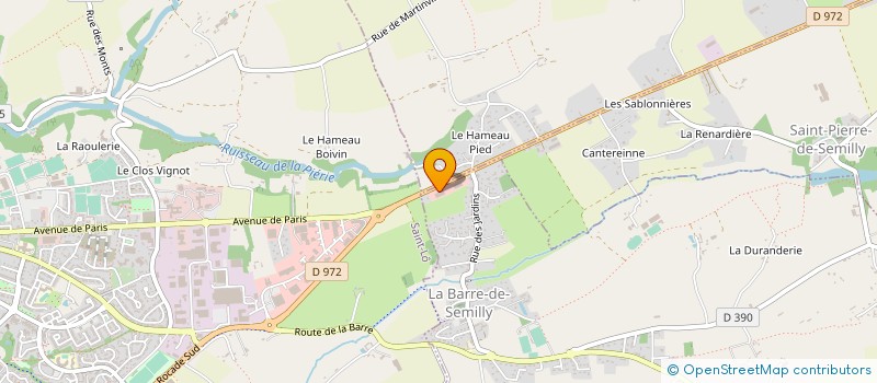 localisation de l'entreprise CL2S  LA BARRE-DE-SEMILLY