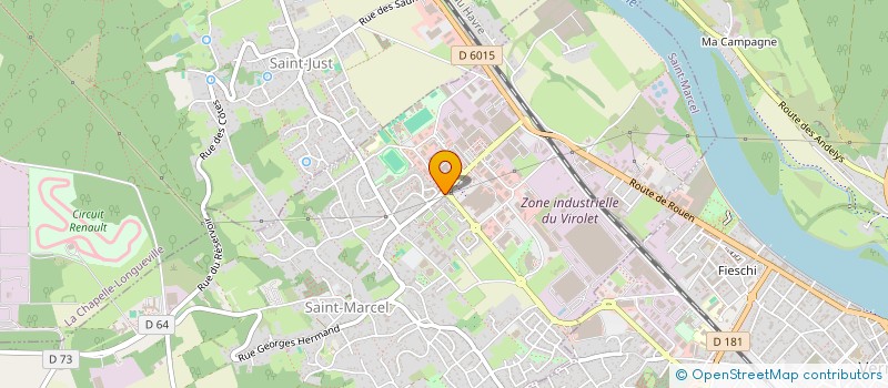 localisation de l'entreprise CL2S (CENTRE LINGUISTIQUE ET SOUTIEN SCOLAIRE) à SAINT-MARCEL