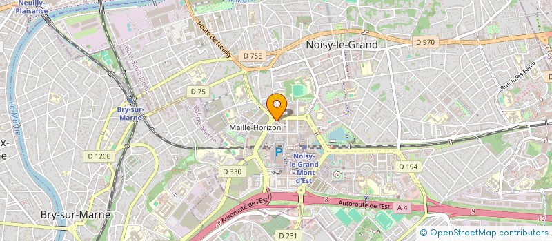 localisation de l'entreprise CL3  NOISY-LE-GRAND