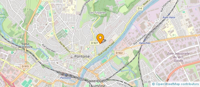localisation de l'entreprise CL3J SARL  PONTOISE