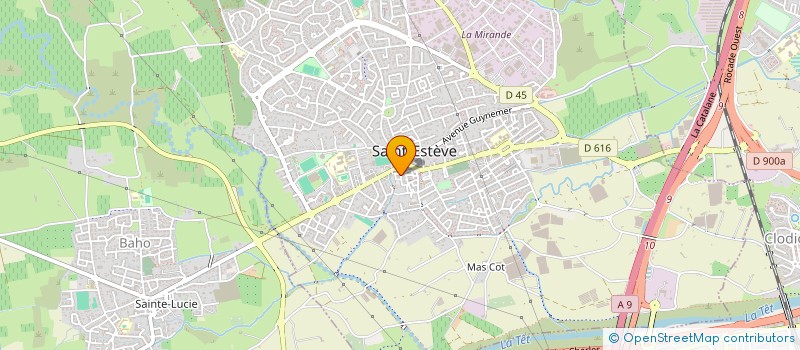 localisation de l'entreprise CL3K  SAINT-ESTEVE