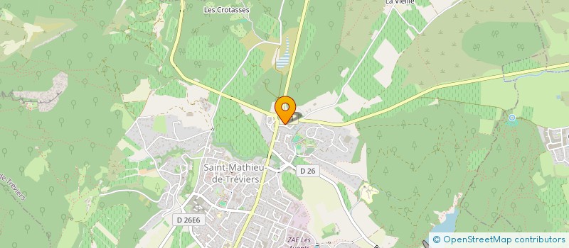 localisation de l'entreprise CL4LENP  SAINT-MATHIEU-DE-TREVIERS