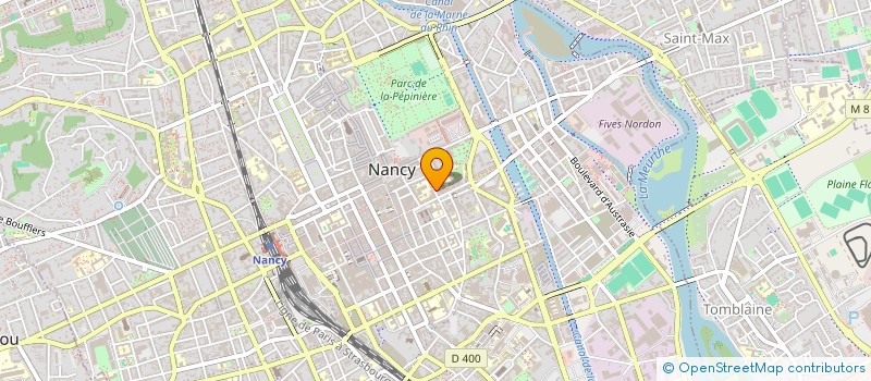 localisation de l'entreprise CLA  NANCY