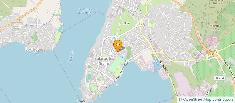 localisation de l'entreprise CLA  BALARUC-LES-BAINS