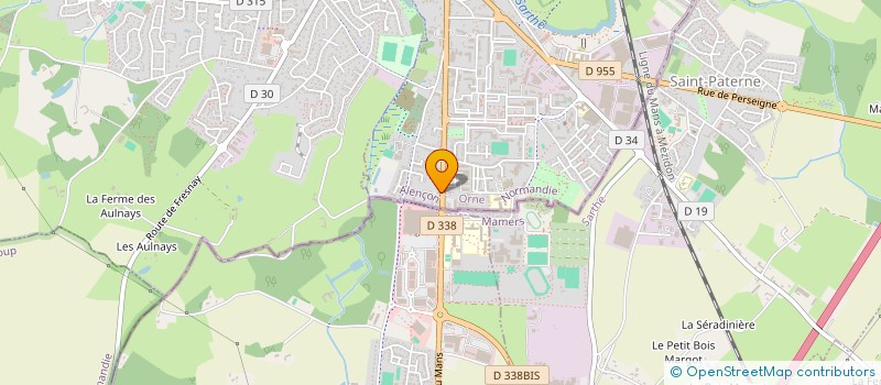 localisation de l'entreprise CLA à ALENCON