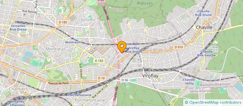 localisation de l'entreprise CLA  VIROFLAY