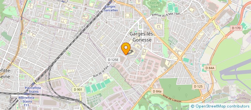 localisation de l'entreprise CLA à GARGES-LES-GONESSE