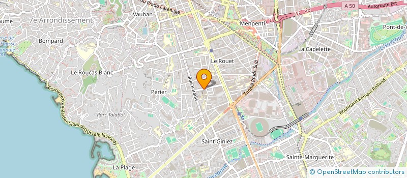 localisation de l'entreprise CLA à MARSEILLE