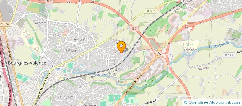 localisation de l'entreprise CLA-ALP à BOURG-LES-VALENCE