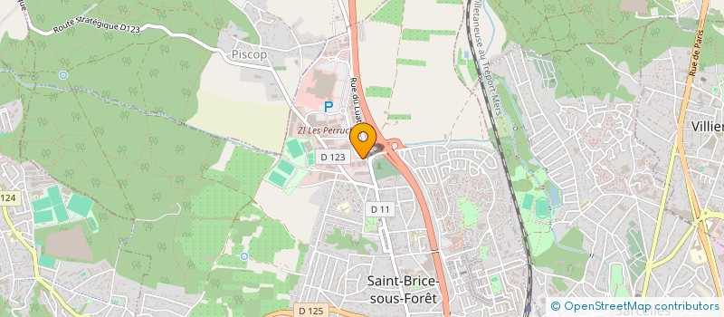 localisation de l'entreprise CLA SAINT BRICE à SAINT-BRICE-SOUS-FORET