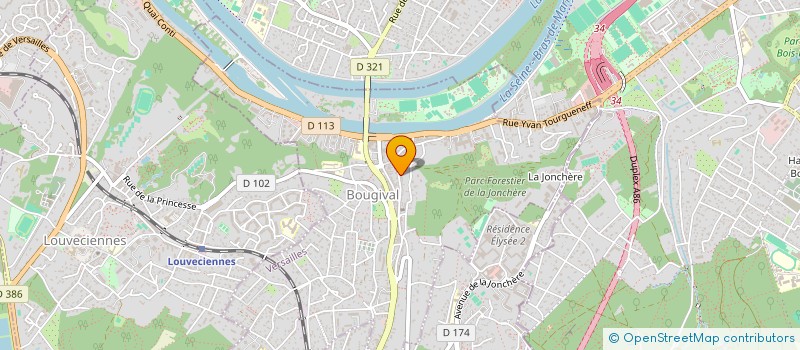 localisation de l'entreprise CLA3D  BOUGIVAL