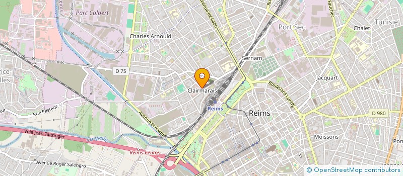 localisation de l'entreprise CLAAF  REIMS