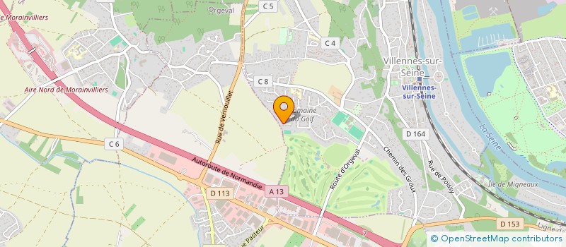 localisation de l'entreprise CLAAP  VILLENNES-SUR-SEINE