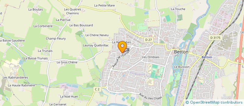 localisation de l'entreprise CLAAS  BETTON