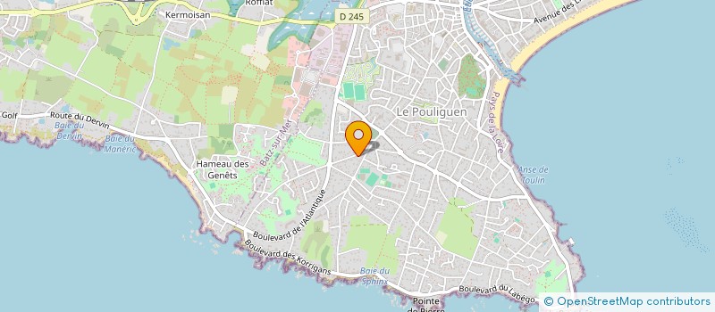 localisation de l'entreprise CLABALI  LE POULIGUEN